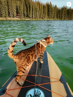 Suki paddleboarding